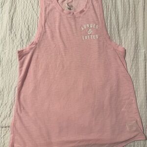 Old Navy Light Pink Muscle Tee - Lunges & Lattes